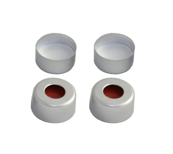 ChromXpert N11 Amber Crimp-top Vial için Kapak-Septa 1 Pkt/100 Ad